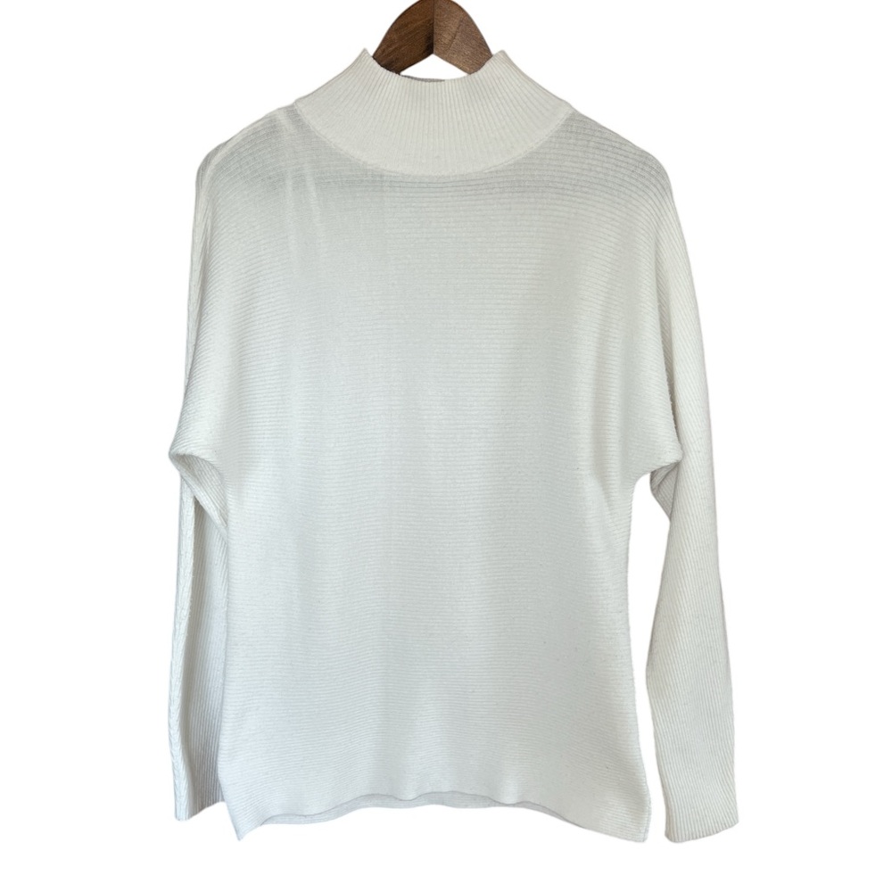 Lovers + Friends Mock Neck Ribbed Sweater